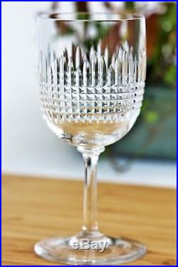 Série de 6 verres à eau n°2 en cristal de Baccarat modèle Nancy