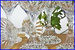 Série de 6 verres à vin de Bourgogne n°3 en cristal de Baccarat modèle Massena