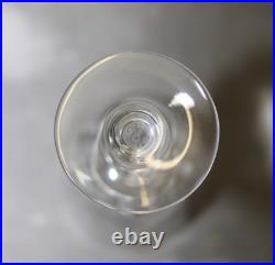 Série de verres en cristal de Baccarat modèle cote d'Azur