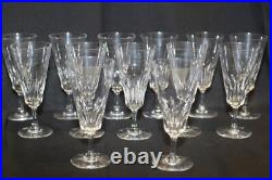 Série de verres en cristal de Baccarat modèle cote d'Azur