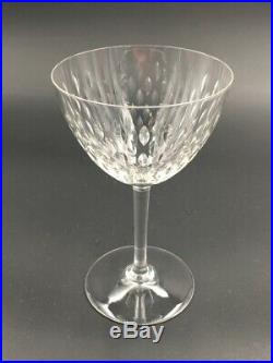 Service 6 verres à eau cristal Baccarat grain de riz / Set of 6 crystal glasses