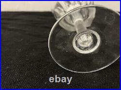 Service 8 verres à vin Et Carafe en cristal de Baccarat Cote d'Azur
