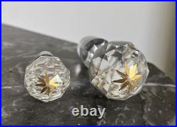 Service Cristal À Côtes Vénitiennes Baccarat 2 Carafes Verre Sucrier Plateau