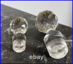 Service Cristal À Côtes Vénitiennes Baccarat 2 Carafes Verre Sucrier Plateau