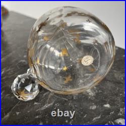 Service Cristal À Côtes Vénitiennes Baccarat 2 Carafes Verre Sucrier Plateau