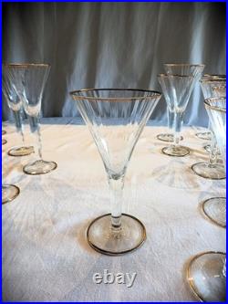 Service De Verres En Cristal Taillé De 1950 Baccarat 27 Verres