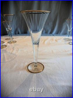 Service De Verres En Cristal Taillé De 1950 Baccarat 27 Verres