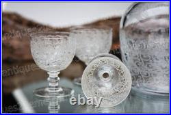 Service à apéritif, porto en cristal de Baccarat modèle Rohan Aperitif set