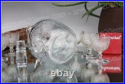 Service à apéritif, porto en cristal de Baccarat modèle Rohan Aperitif set