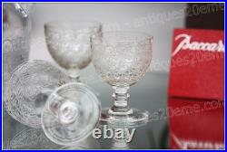 Service à apéritif, porto en cristal de Baccarat modèle Rohan Aperitif set