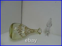 Service à liqueur cristal émaillé doré ancien Saint Denis Legras Baccarat