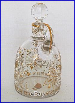 Service à liqueur en CRISTAL DE BACCARAT gravé doré gravure 4360 époque fin XIXe