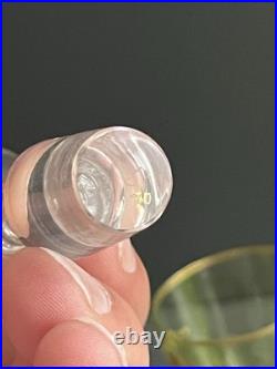 Service à liqueur en cristal Doré Baccarat Art Nouveau