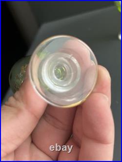 Service à liqueur en cristal Doré Baccarat Art Nouveau