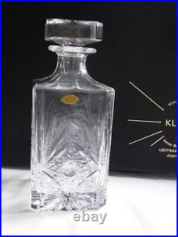 Service Tourbillon : Carafe à Whisky en Cristal Maison Klein 54120 Bac –  Artisan du Cristal