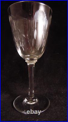 Service de 3 verres à eau en cristal de Baccarat modèle Molière