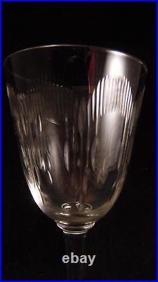 Service de 3 verres à eau en cristal de Baccarat modèle Molière