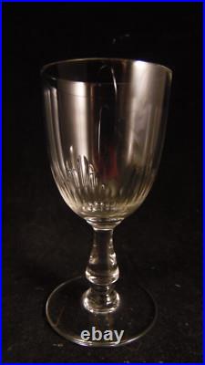 Service de 4 verres a eau en cristal de Baccarat modèle Jeux d'orgues
