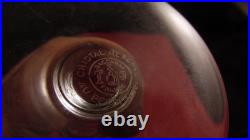 Service de 4 verres a vin rouge en cristal de Baccarat modèle Normandie H14.3