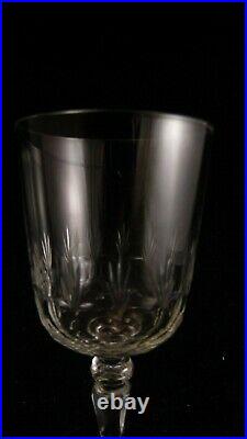 Service de 5 verres à eau en cristal de Baccarat cylindrique taille 10742
