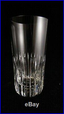 Service de 6 chopes / grands gobelets en cristal de Baccarat modèle Rotary