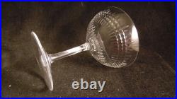 Service de 6 coupes a champagne en cristal de Baccarat Modèle Nancy