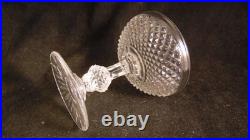 Service de 6 coupes a champagne en cristal de Baccarat modèle Diamants biseaux