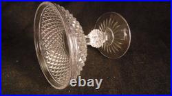 Service de 6 coupes a champagne en cristal de Baccarat modèle Diamants biseaux