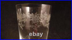 Service de 6 gobelets en cristal de Baccarat modèle Sévigné H9 cm
