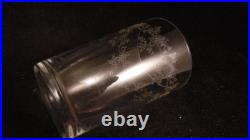 Service de 6 gobelets en cristal de Baccarat modèle Sévigné H9 cm
