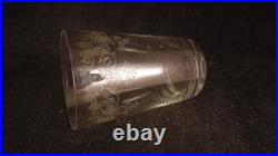 Service de 6 gobelets en cristal de Baccarat modèle Sévigné H9 cm