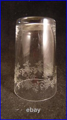 Service de 6 gobelets en cristal de Baccarat modèle Sévigné H9 cm