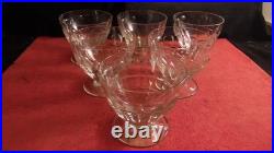 Service de 6 verres a eau en cristal de Baccarat modèle Charmes H8.5 cm