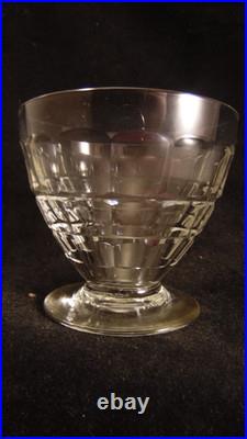 Service de 6 verres a eau en cristal de Baccarat modèle Charmes H8.5 cm