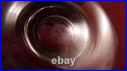 Service de 6 verres a eau en cristal de Baccarat modèle Charmes H8.5 cm