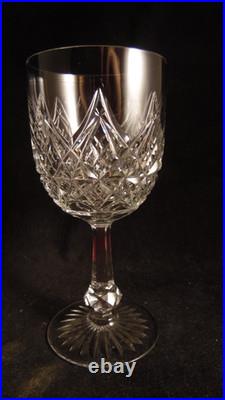 Service de 6 verres a eau en cristal de Baccarat modèle Colbert
