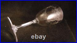 Service de 6 verres a eau en cristal de Baccarat modèle Sevigné