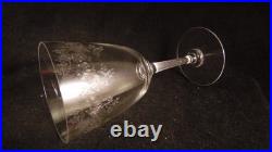 Service de 6 verres a eau en cristal de Baccarat modèle Sevigné