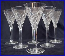 Service de 6 verres à eau en cristal de Baccarat taillé décor 10834 20,7cm