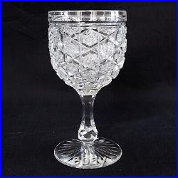 Service de 6 verres à liqueur en cristal de Baccarat, modèle Lorient 9,3cm