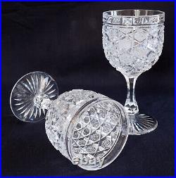 Service de 6 verres à liqueur en cristal de Baccarat, modèle Lorient 9,3cm