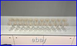 Service de verres en cristal Baccarat