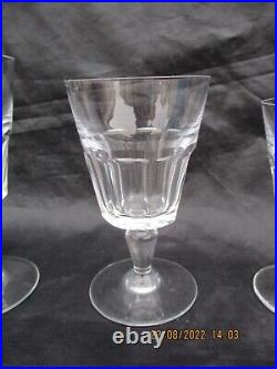 Service verres cristal Baccarat modele Missouri verre vin flute champagne