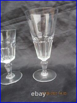 Service verres cristal Baccarat modele Missouri verre vin flute champagne