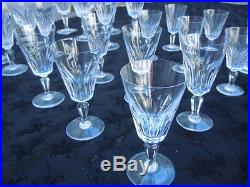 Service verres flutes cristal Baccarat France modèle Hossegor lot 24 verres