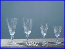 Service verres flutes cristal Baccarat France modèle Hossegor lot 24 verres
