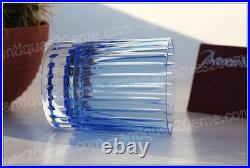 Set 2 verres à whisky cristal de Baccarat modèle Harmonie bleu Whiskey glasses Set 2 verres à whisky cristal de Baccarat modèle Harmonie bleu Whiskey glasses