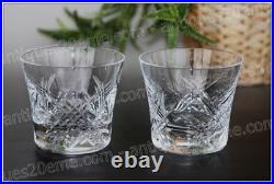 Set 2 verres à whisky en cristal de Baccarat modèle Stella Whiskey glasses