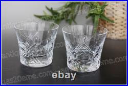 Set 2 verres à whisky en cristal de Baccarat modèle Stella Whiskey glasses