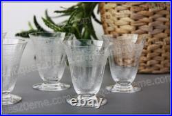 Set 4 verres à apéritif en cristal de Baccarat modèle Ségur Aperitif glasses